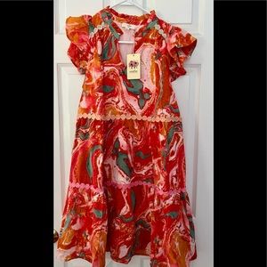 Entro USA  Swirl Sundress Size Large